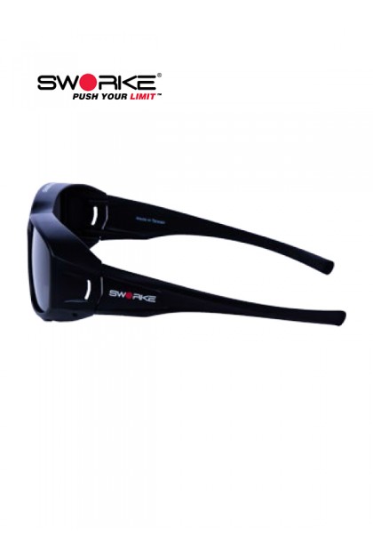 SWORKE® Feather Safety prescription eyewear (Matt black frame)