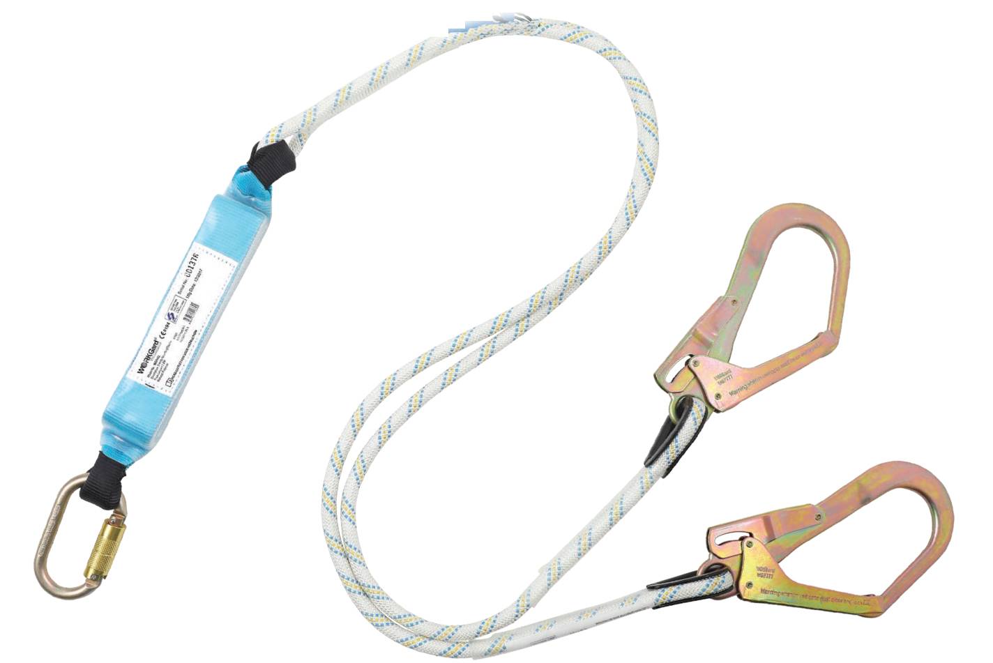 WORKGard WGF622 SAFETY LANYARD + WGF512 FULL BODY HARNESS (1 SET)