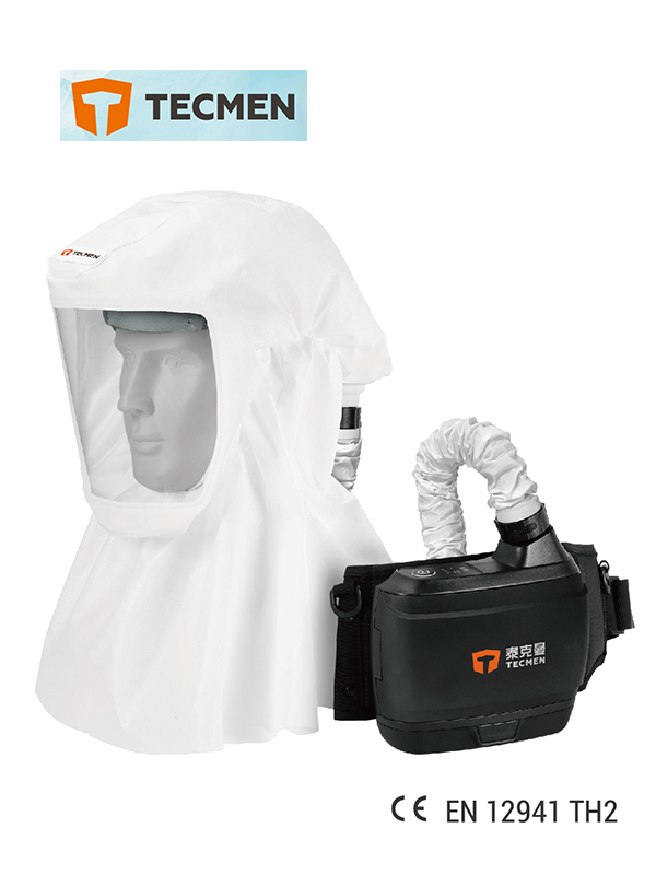 TECMEN TMH HOOD WITH POWER AIR PURIFYING RESPIRATOR (PAPR)